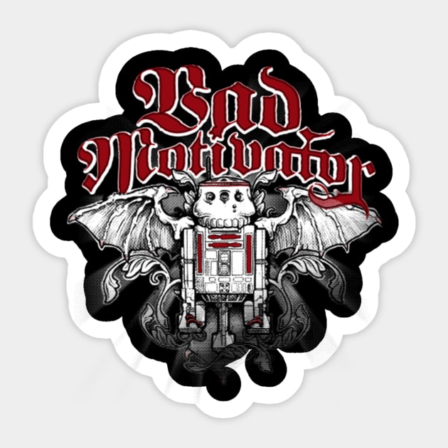 Bad Motivator Sticker by Captain_RibMan